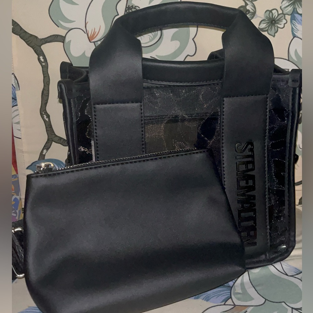 Steve Madden Mesh Bwebber Bag with Accessory Pouch